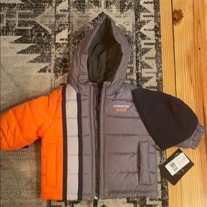 NWT London Fog 18 month winter jacket & Hat